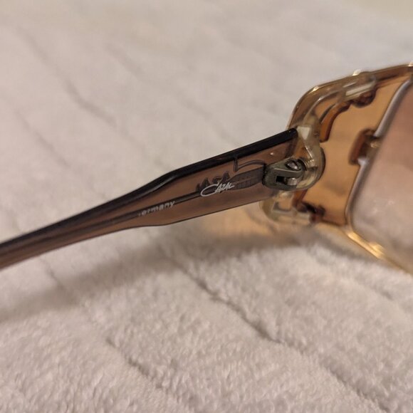 Cazal 951 Vintage Sunglasses Gold/Brown - Picture 5 of 7